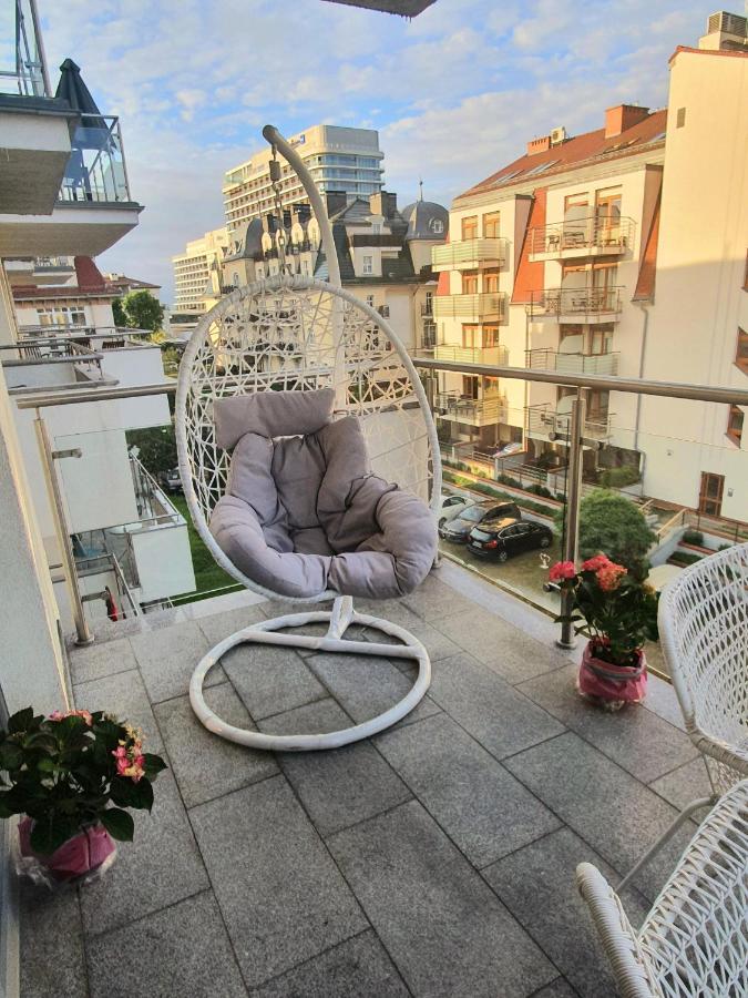 Stella Baltic Big Terrace 3 Zimmer Frei Parking Swinoujscie Bagian luar foto