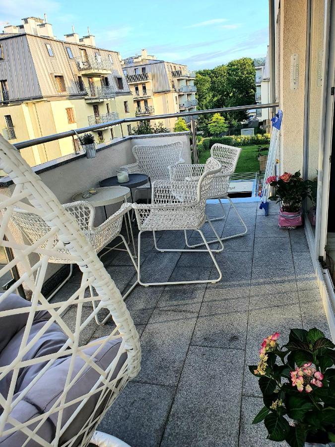 Stella Baltic Big Terrace 3 Zimmer Frei Parking Swinoujscie Bagian luar foto
