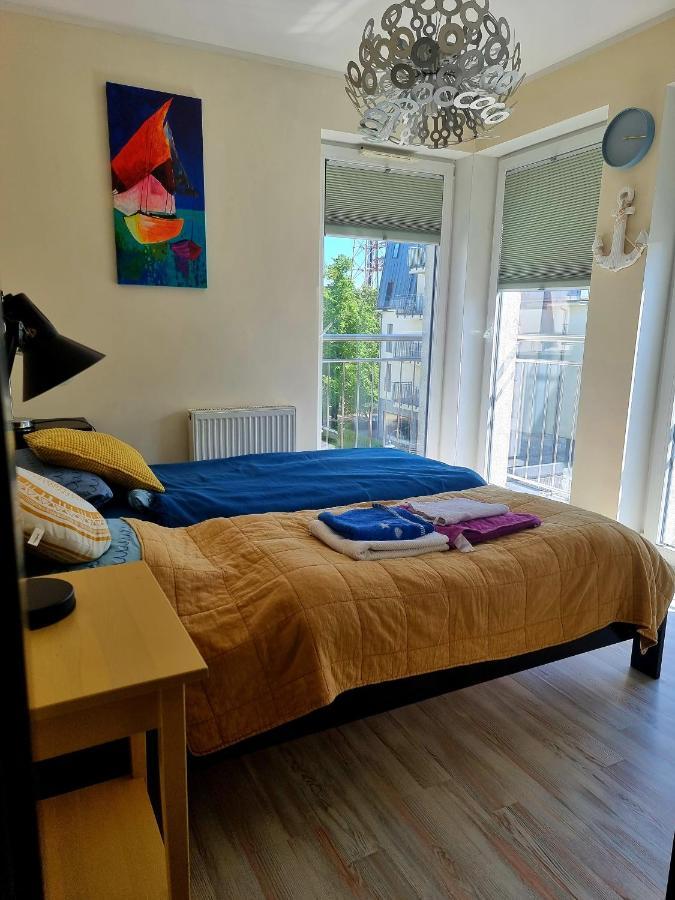 Stella Baltic Big Terrace 3 Zimmer Frei Parking Swinoujscie Bagian luar foto