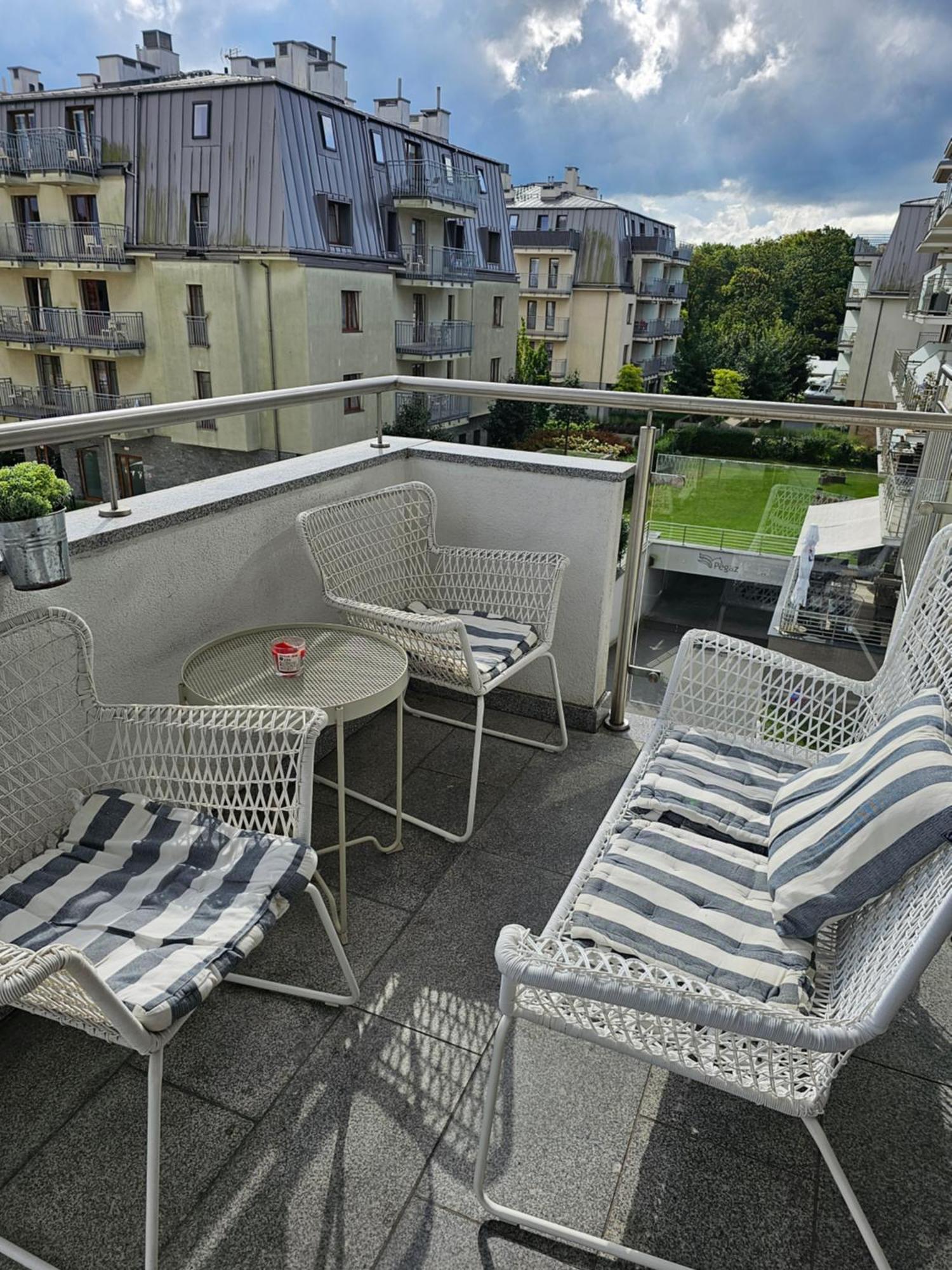 Stella Baltic Big Terrace 3 Zimmer Frei Parking Swinoujscie Bagian luar foto